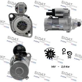 Anlasser für AUDI von SIDAT