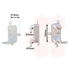 Ölkühler, Automatikgetriebe von VAN WEZEL 37013734