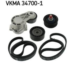 Comprar Juego de correas trapeciales poli V de SKF VKMA 34700-1 a bajo precio de 132,28 €