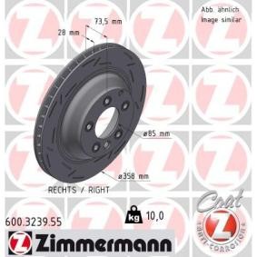 Bremsscheibe 600.3239.55 von ZIMMERMANN günstig für 162,93 € online kaufen