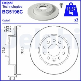 Bremsscheibe BG5196C