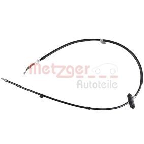 Handbremsseil für VAUXHALL von METZGER