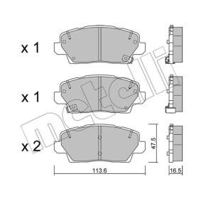 Bremsbeläge 22-1302-0 von METELLI günstig für 25,65 € online kaufen