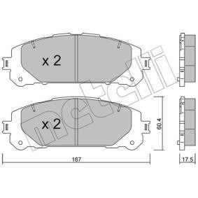 Acquista Kit pastiglie freni da METELLI 22-1367-0 a buon mercato per soli 38,85 €