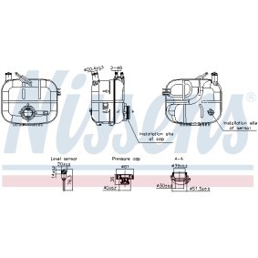 Acquista Vaschetta acqua radiatore da NISSENS online per Astra Mk V (H) (A04) Hatchback a prezzi moderati