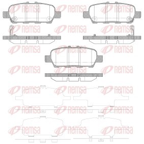 Acquista Kit pastiglie freni da REMSA 0876.02 a buon mercato per soli 33,50 €