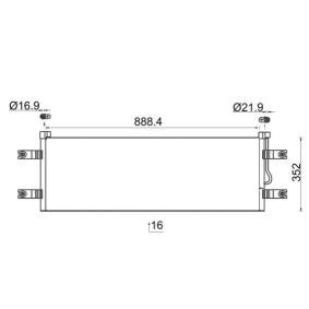 Comprar Condensador, aire acondicionado de MAHLE ORIGINAL AC 784 000S a bajo precio de 148,83 €