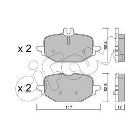 Bremsbeläge 822-1359-1 von CIFAM günstig für 46,22 € online kaufen