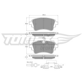 Comprar Juego de pastillas de freno de TOMEX brakes TX 18-231 a bajo precio de 51,59 €