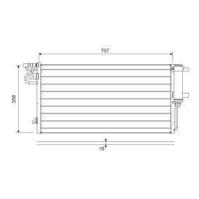 Klimakondensator 822690 von VALEO günstig für 130,87 € online kaufen