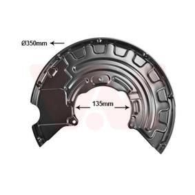 Acquista Lamiera paraspruzzi disco freno da VAN WEZEL 0332371 a buon mercato per soli 23,13 €