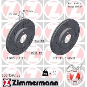 Bremsscheibe 600.1597.53 von ZIMMERMANN günstig für 105,28 € online kaufen