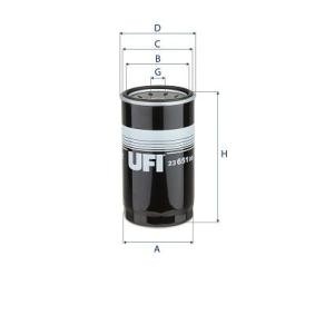 Ölfilter für ISUZU von UFI