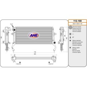 Acquista Radiatore motore da AHE 112.168 a buon mercato per soli 306,27 €
