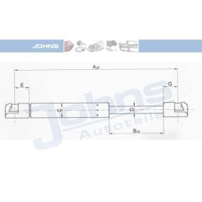 Köp Gasfjäder till baklucka av JOHNS 57 06 95-91 till det låga priset 268,62 kr