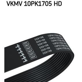 Acquista Cinghia servizi da SKF VKMV 10PK1705 HD a buon mercato per soli 108,99 €