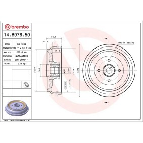 Bremstrommel von BREMBO