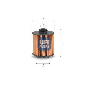 Acquista Filtro olio da UFI 25.288.00 a buon mercato per soli 11,06 €