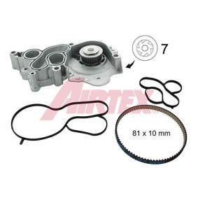 Achetez des Kit de distribution + pompe à eau AIRTEX WPK-207601 à prix pour 71,51 €