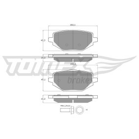 Bremsbeläge von TOMEX brakes