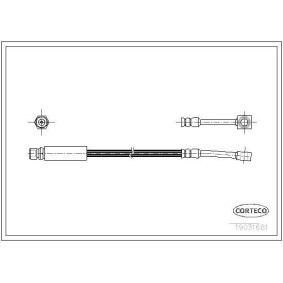 Bremsschlauch für DAEWOO von CORTECO