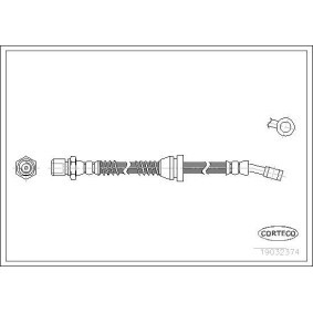 Bremsschlauch für DAEWOO von CORTECO