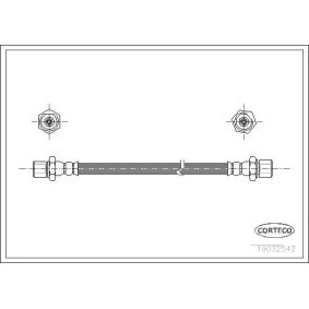 Bremsschlauch für DAEWOO von CORTECO
