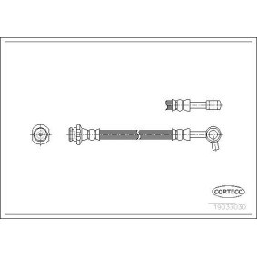 Osta Jarruletku CORTECO:llä 19033030 edullisesti hintaan 15,93 €