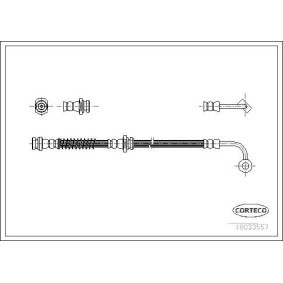 Comprar Latiguillo de freno de CORTECO 19033557 a bajo precio de 57,43 €