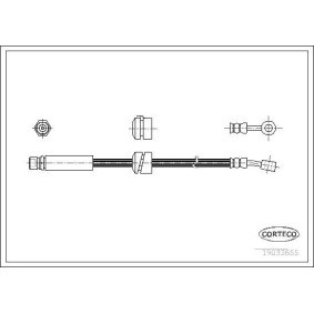 Bremsschlauch für DAEWOO von CORTECO