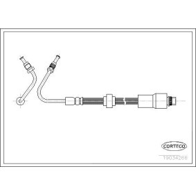 Comprar Latiguillo de freno de CORTECO 19034266 a bajo precio de 15,37 €