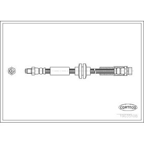 Acquista Tubo freno da CORTECO 19035108 a buon mercato per soli 20,61 €