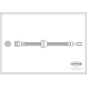 Bremsschlauch für DAEWOO von CORTECO