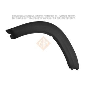 Zier- / Schutzleiste, Kotflügel 0133922 für PEUGEOT