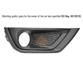 Lüftungsgitter, Stoßfänger 3502718 für JEEP