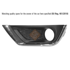 Lüftungsgitter, Stoßfänger 3502765 für JEEP