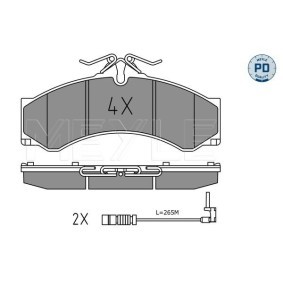 Acquista Kit pastiglie freni da MEYLE 025 290 8730 a buon mercato per soli 99,78 €