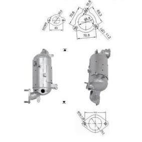 Partikelfilter (DPF) HUK-325