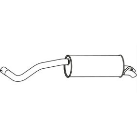 Endschalldämpfer von VEGAZ für Rapid Spaceback (NH1) günstig online kaufen