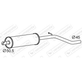 Mittelschalldämpfer von VEGAZ für Taigo (CS1) günstig online kaufen