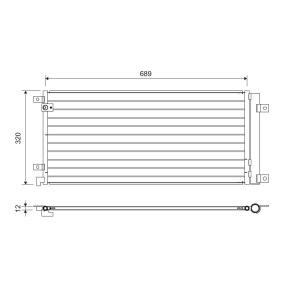 Klimakondensator 822732 von VALEO günstig für 117,82 € online kaufen