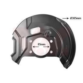 Compre Chapa deflectora, disco de travão da VAN WEZEL 3391372 a um preço baixo por 31,73 €