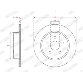 Comprar Disco de freno de FERODO DDF3112C a bajo precio de 33,79 €