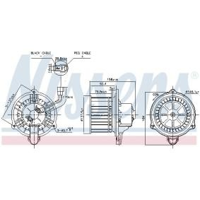 Achetez des Pulseur d'air habitacle NISSENS 87537 à prix pour 50,52 €