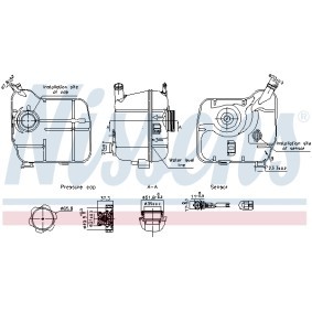 Ausgleichsbehälter 996239 für OPEL