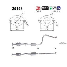 Acquista Catalizzatore da AS 25158 a buon mercato per soli 366,75 €