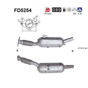 Compre Filtro de partículas de AS online para TRAFIC III Camião de plataforma/chassis (EG_) a preços moderados