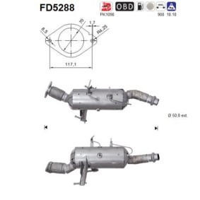 Compre Filtro de partículas de AS online para MASTER III Autocarro (JV) a preços moderados