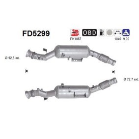 Partikelfilter (DPF) FD5299
