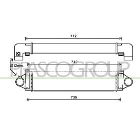 Köp Intercooler av PRASCO FD730N002 till det låga priset 1882,68 kr